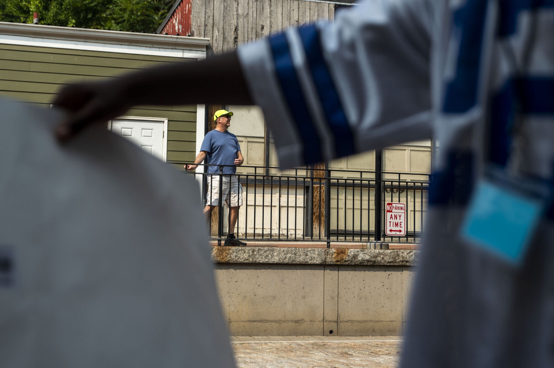 The Listening's Freedom School program march along Jefferson Street